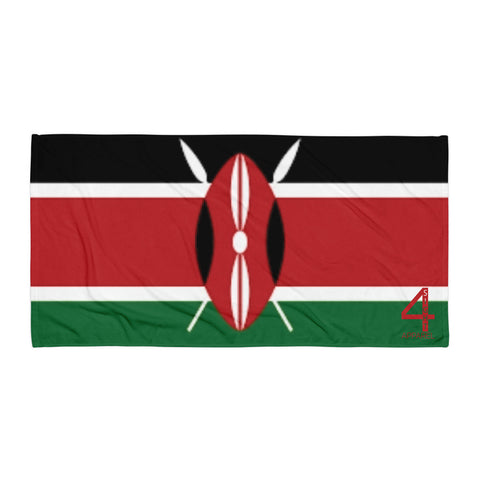 KENYA FLAG BEACH TOWEL