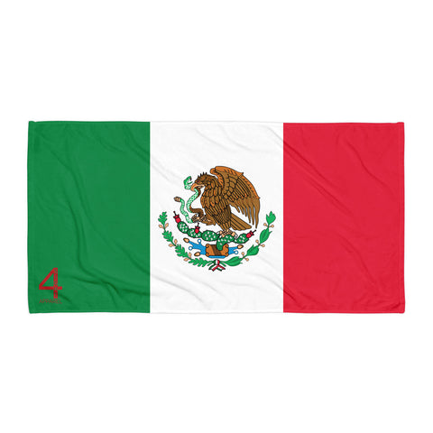 MEXICO FLAG BEACH TOWEL