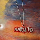 Acrylic pendants W/ sterling silver necklace.